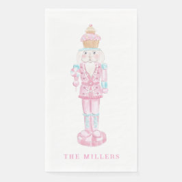 Servilleta De Papel Pastel Sweet Holiday Treats Monogram Crest 