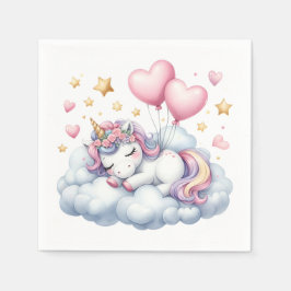 Servilleta De Papel Pastel Unicorn