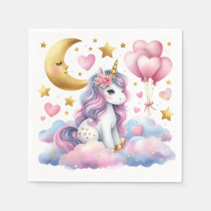 Servilleta De Papel Pastel Unicorn
