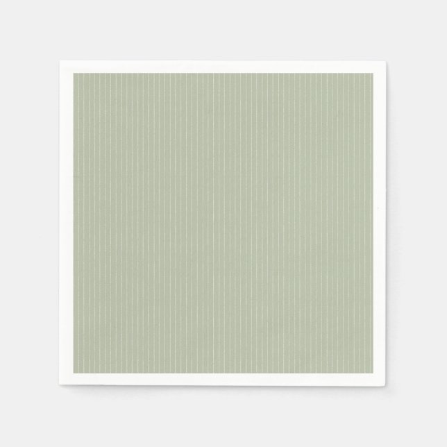 Servilleta De Papel pastel verde. (Anverso)