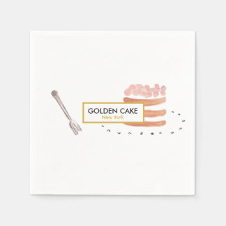 Servilleta De Papel Pastelería elegante/Panadería/Cafetería