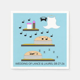 Servilleta De Papel Pasteles bodas antes de congelar