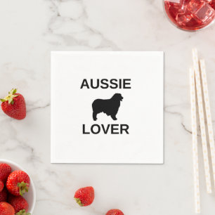 Servilleta De Papel pastor australiano aussie lover