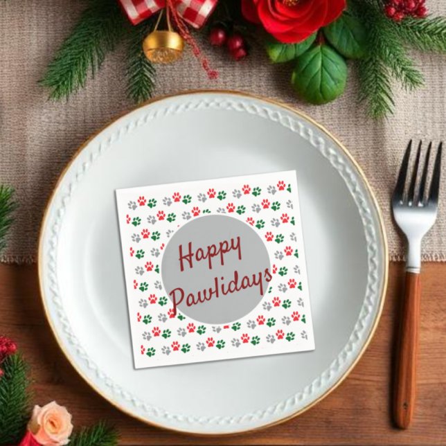 Servilleta De Papel Patas de Navidad (Subido por el creador)