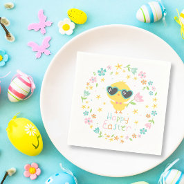 Servilleta De Papel Patata de Pascua con flores