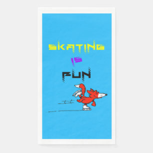 Servilleta De Papel Patinaje deportivo Figura Fox Buddy