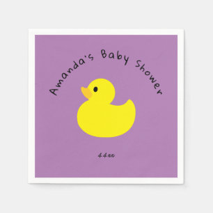 Servilleta De Papel Pato amarillo - Baby Shower