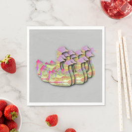 Servilleta De Papel Patos De Vida Silvestre En Una Manada