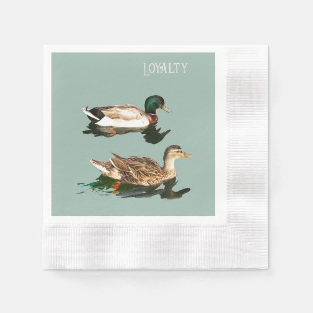 Servilleta De Papel Patos. Lealtad (Anverso)