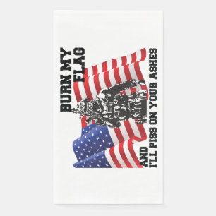 Servilleta De Papel Patriota Americano