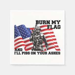 Servilleta De Papel Patriota americano