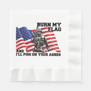 Servilleta De Papel Patriota americano