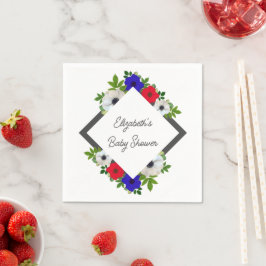 Servilleta De Papel Patriotic Panda Anemone Baby Shower