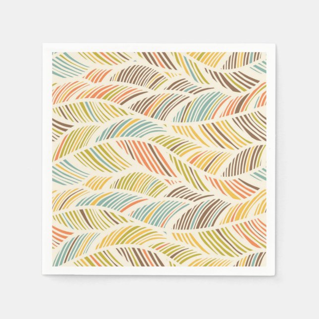 Servilleta De Papel Patrón abstracto (Anverso)