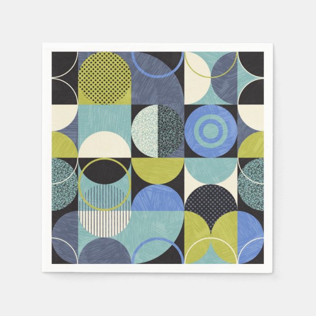 Servilleta De Papel Patrón abstracto (Anverso)