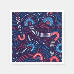 Servilleta De Papel Patrón abstracto