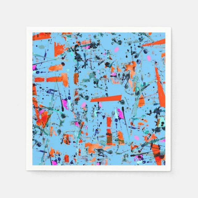 Servilleta De Papel Patrón abstracto (Anverso)