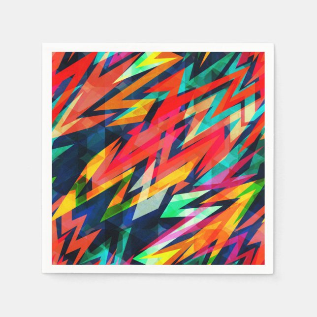 Servilleta De Papel Patrón abstracto (Anverso)