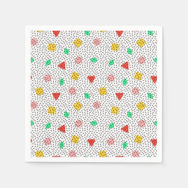 Servilleta De Papel Patrón abstracto (Anverso)