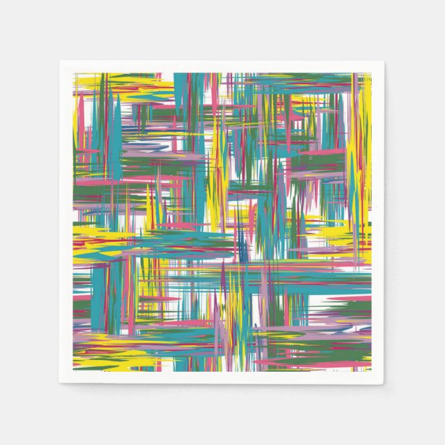 Servilleta De Papel Patrón abstracto (Anverso)