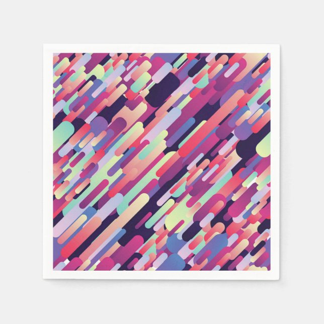 Servilleta De Papel Patrón abstracto (Anverso)