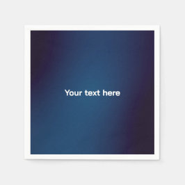 Servilleta De Papel Patrón abstracto azul oscuro | Añadir texto
