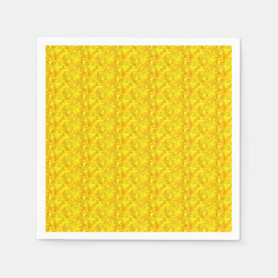 Servilleta De Papel Patrón amarillo marino floral sin soldadura