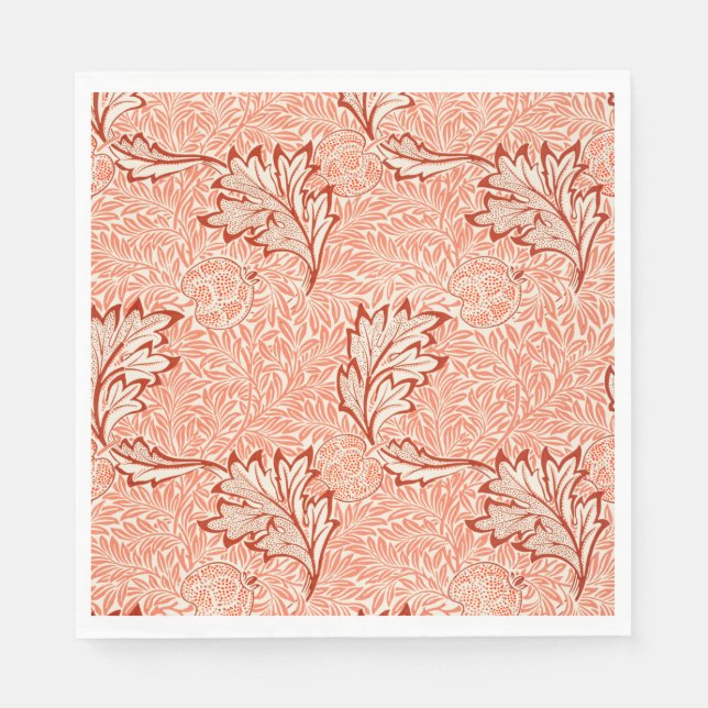 Servilleta De Papel Patrón Apple (de William Morris) (Anverso)