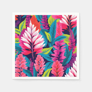 Servilleta De Papel Patrón audaz de arte pop floral