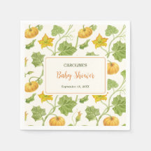 patrón botánico de calabaza