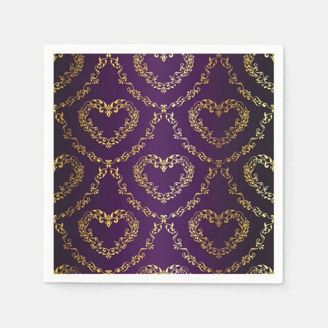 Servilleta De Papel Patrón Brocade (Anverso)