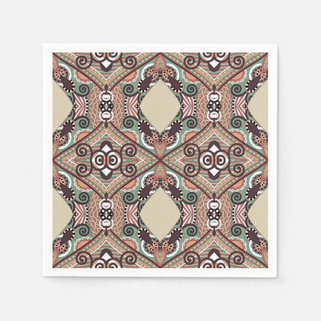 Servilleta De Papel Patrón Brocade (Anverso)