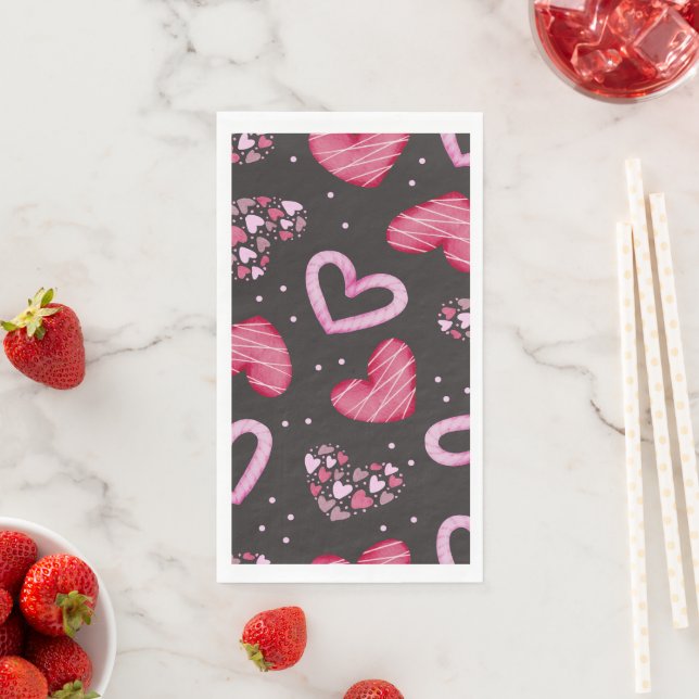 Servilleta De Papel Patrón cardíaco 34 (In situ)