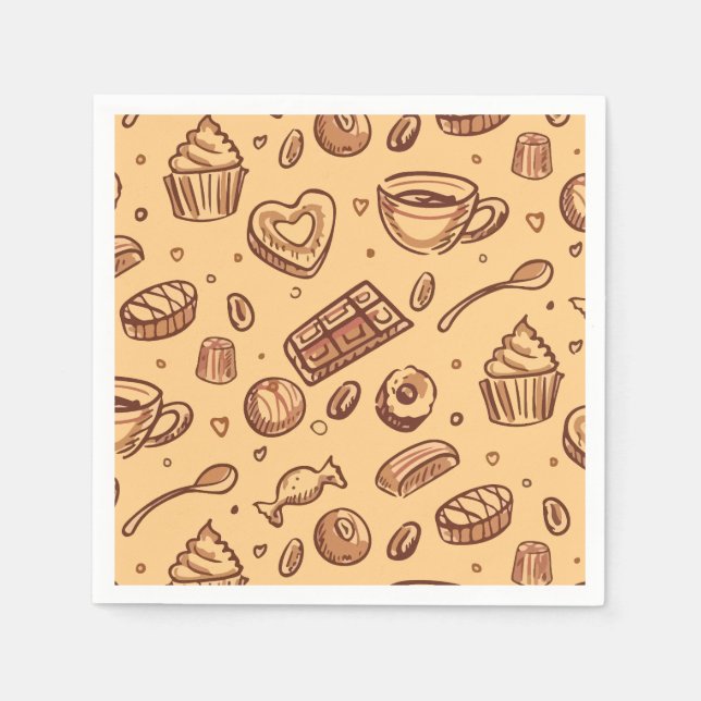 Servilleta De Papel patrón continuo de panadería (Anverso)