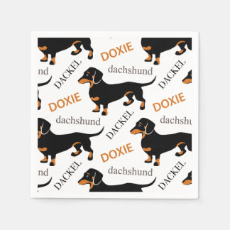 Servilleta De Papel Patrón Dachshund