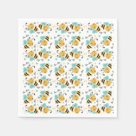 Servilleta De Papel Patrón de abeja bumblebee mía