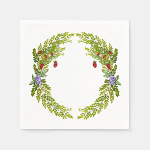 Servilleta De Papel Patrón de acuarela colorida de la alfombra del rat