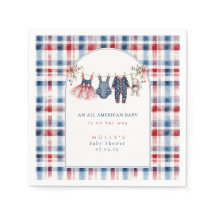 Patrón de acuarela roja, blanca y azul Americana