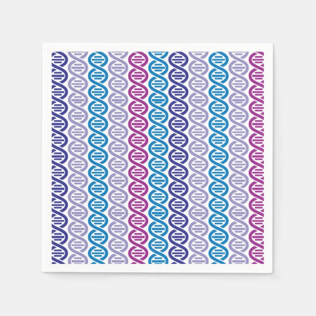 Servilleta De Papel Patrón de ADN (Anverso)