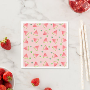 Servilleta De Papel Patrón de amor de sandía