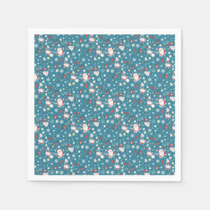 Servilleta De Papel Patrón de amor Santa