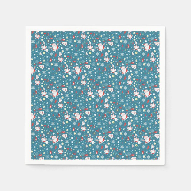 Servilleta De Papel Patrón de amor Santa (Anverso)