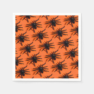 Servilleta De Papel Patrón de araña de Halloween