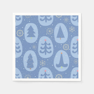 Servilleta De Papel patrón de árbol de Navidad