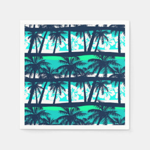 Servilleta De Papel Patrón de árbol de palma