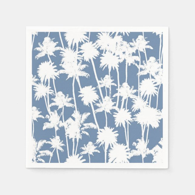 Servilleta De Papel Patrón de árbol de palma (Anverso)