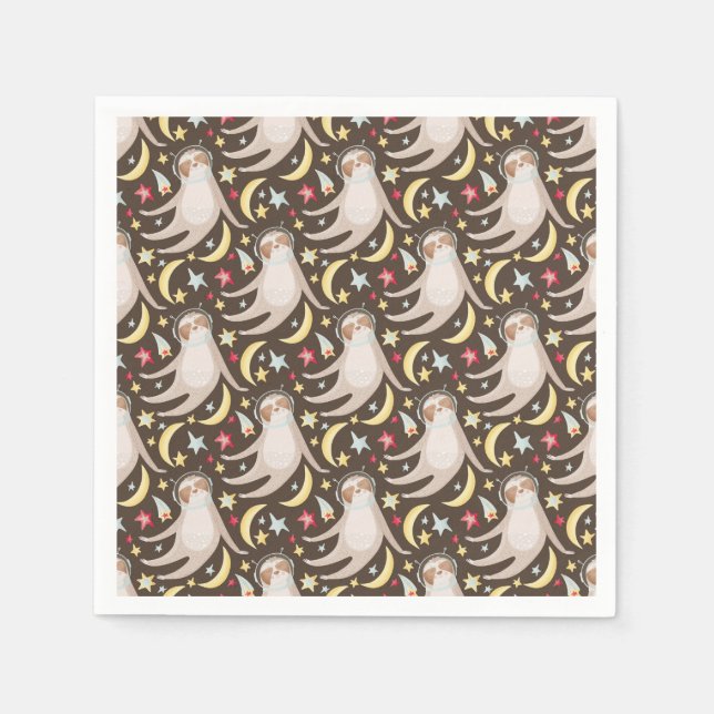 Servilleta De Papel Patrón de astronauta eslovaco (Anverso)