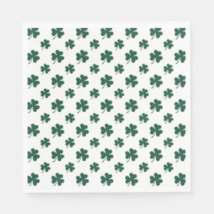 Servilleta De Papel Patrón de baldosas de trébol fresco trébol