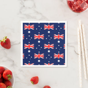 Servilleta De Papel Patrón de bandera de Australia