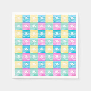 Servilleta De Papel Patrón de barcos de vela